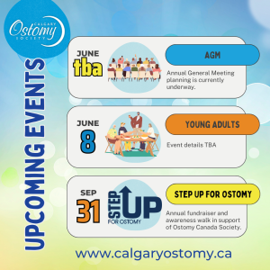 Calgary Ostomy Upcoming Events Summer 2023