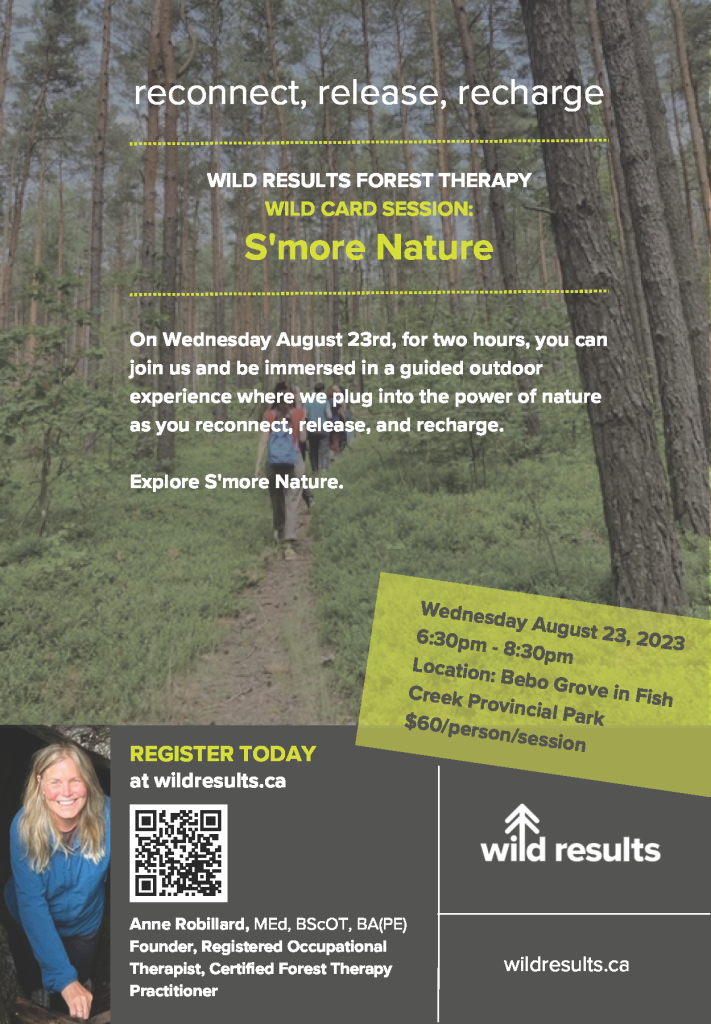 Wild Results Forest Therapy August 2023