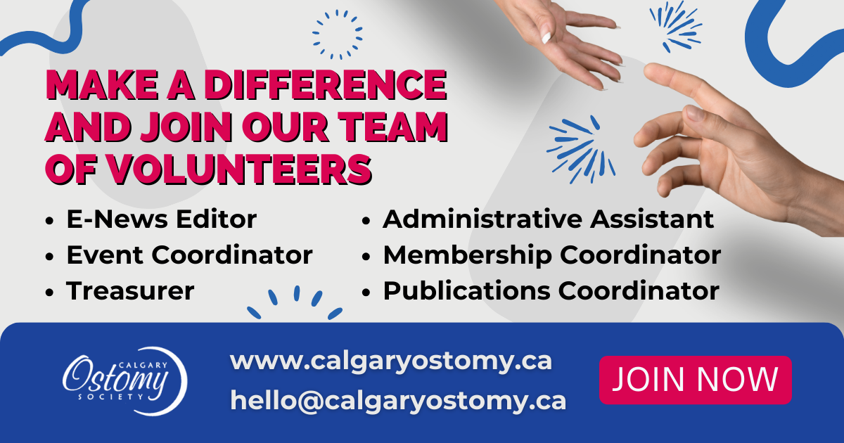 Calgary Ostomy Volunteers Needed
